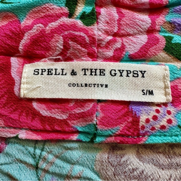 Spell and the Gypsy Collective Babushka Maxi Kimono Robe S/M - Picture 9 of 16